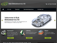 Tablet Screenshot of bulkbilskadeservice.no